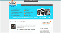 Desktop Screenshot of inurtownplumbing.ca